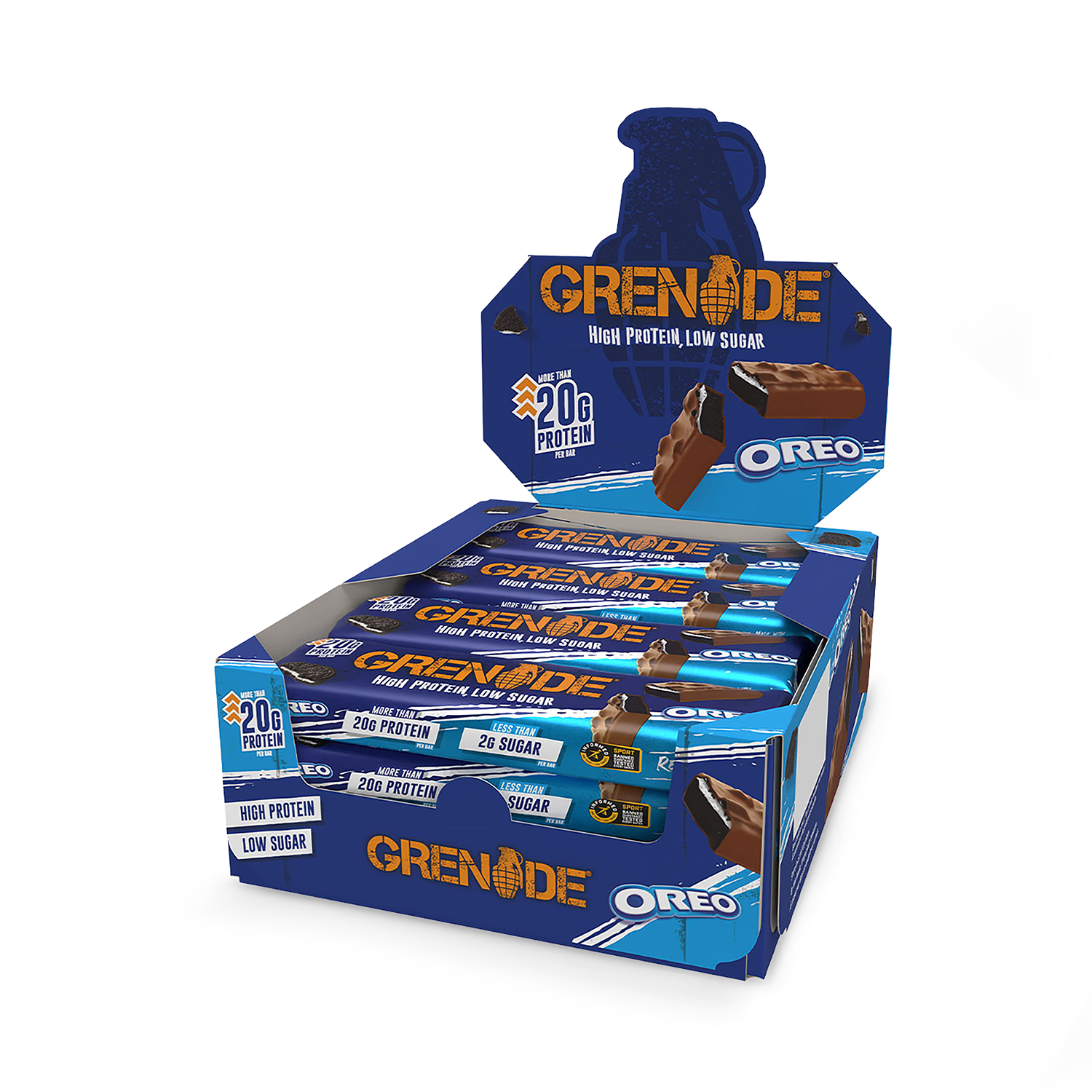 Grenade Oreo protein bar 12x60g - British product