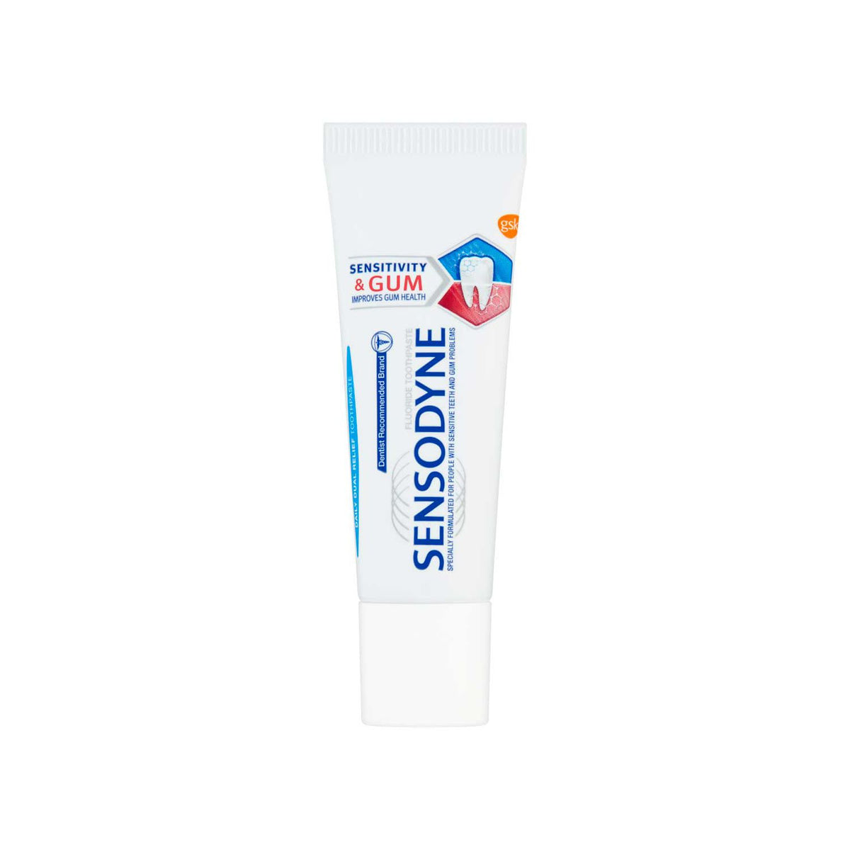 Sensodyne Sensitivity & Gum toothpaste travel size 15ml - British product