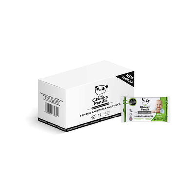 Boots The Cheeky Panda Biodegradable Multipack Baby Wipes, 12 x 60 Wipes- Buy online at McGrocer