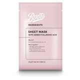 Boots Ingredients Hyaluronic Acid Sheet Mask