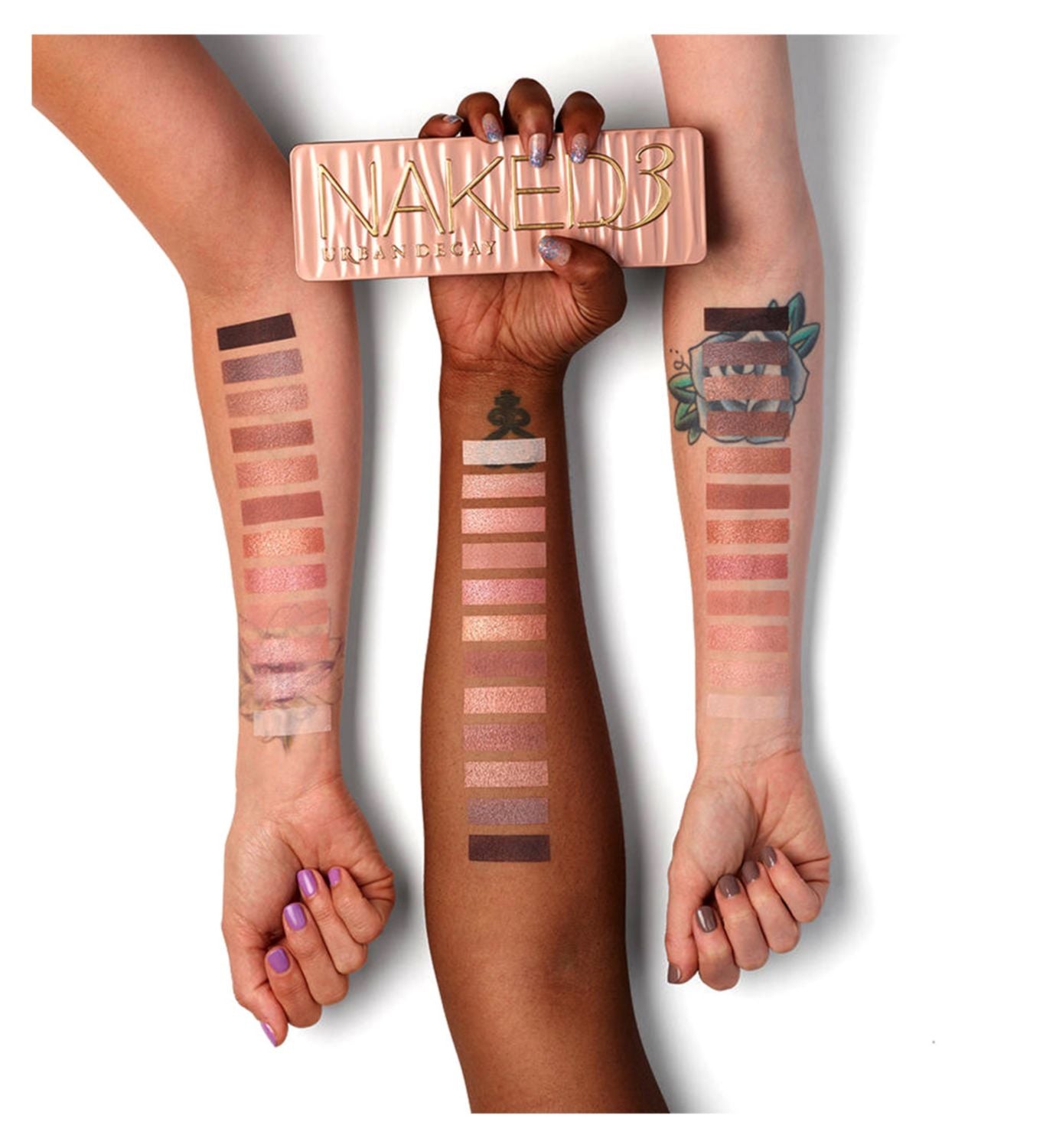 Urban Decay Naked 3 Eyeshadow Palette 12 shades - British product