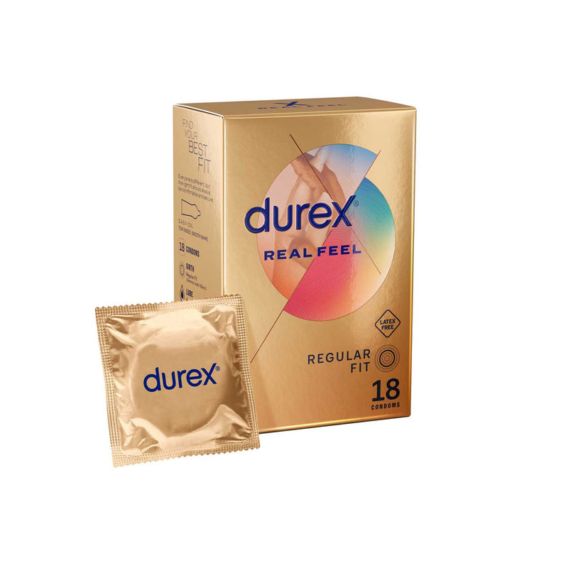 Durex Real Feel Condoms 18 Pack (British brand)