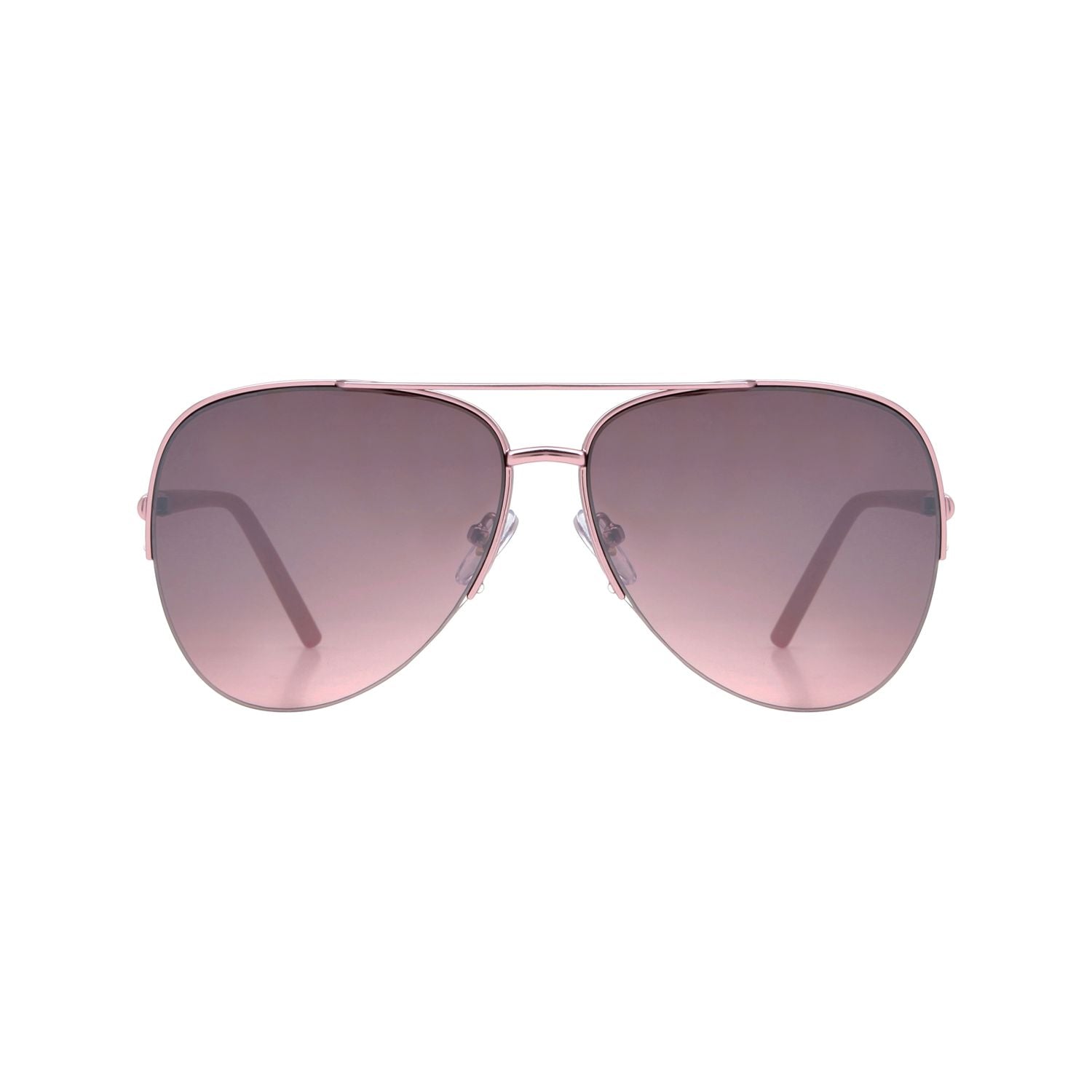 Boots Ladies Fashion pink semi-rimless sunglasses with gradient lenses - British product