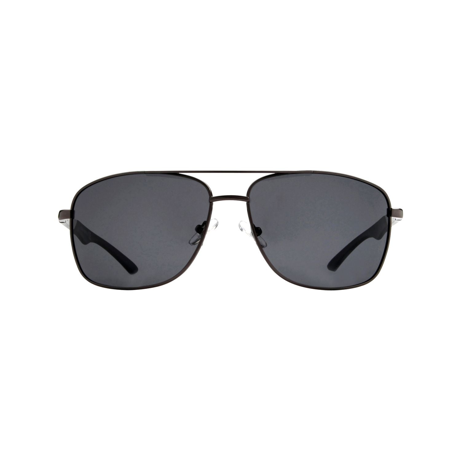 Boots Herren polarisierte Sonnenbrille Gunmetal Kristall Marineblau Rahmen, importiert aus Großbritannien
