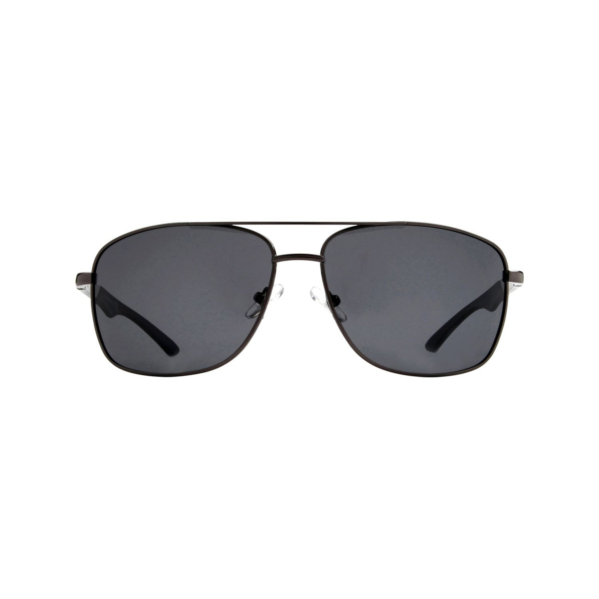 Boots Herren polarisierte Sonnenbrille Gunmetal Kristall Marineblau Rahmen, importiert aus Großbritannien