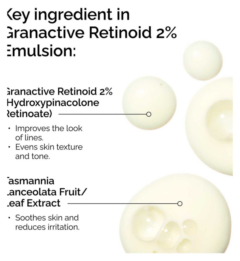 The Ordinary Granactive Retinoid 2% Emulsion skincare, imported from the UK