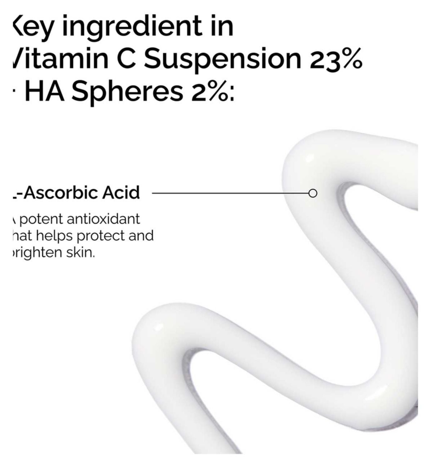 The Ordinary Vitamin C Suspension 23 % HA Spheres 2 % – Britisches Produkt