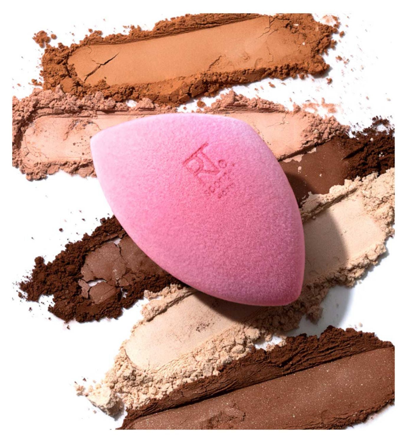 Real Techniques Puderschwamm mit drei Kanten zum Verblenden, Backen, britische Version