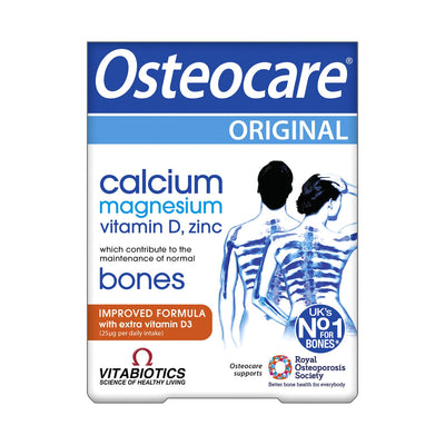 Boots Vitabiotics Osteocare Original Calcium, Magnesium & Vitamin D Tablets - 30 Tablets- Buy online at McGrocer