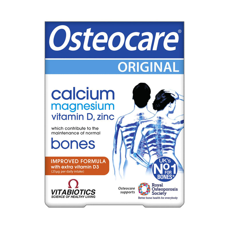 Vitabiotics Osteocare Original calcium supplement 30 tablets, UK version