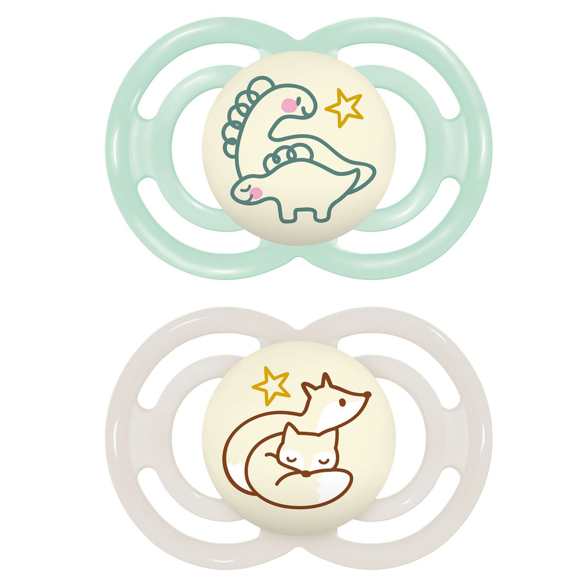 MAM soother Perfect Night 6+ months double pack, UK version
