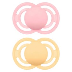 MAM Perfect soother double pack pink - imported from the UK