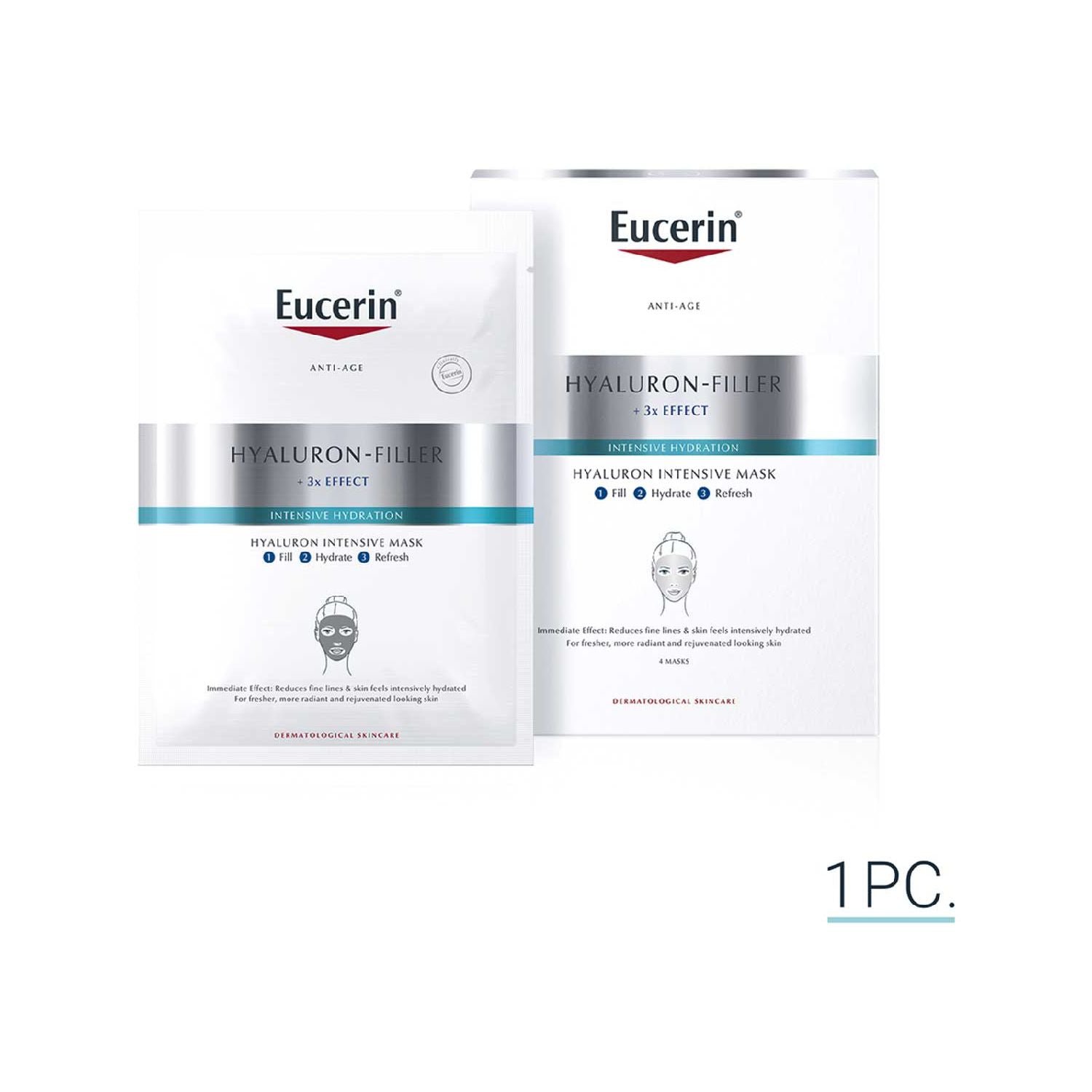 Eucerin Hyaluron-Filler anti-ageing face sheet mask 1pc (British brand)