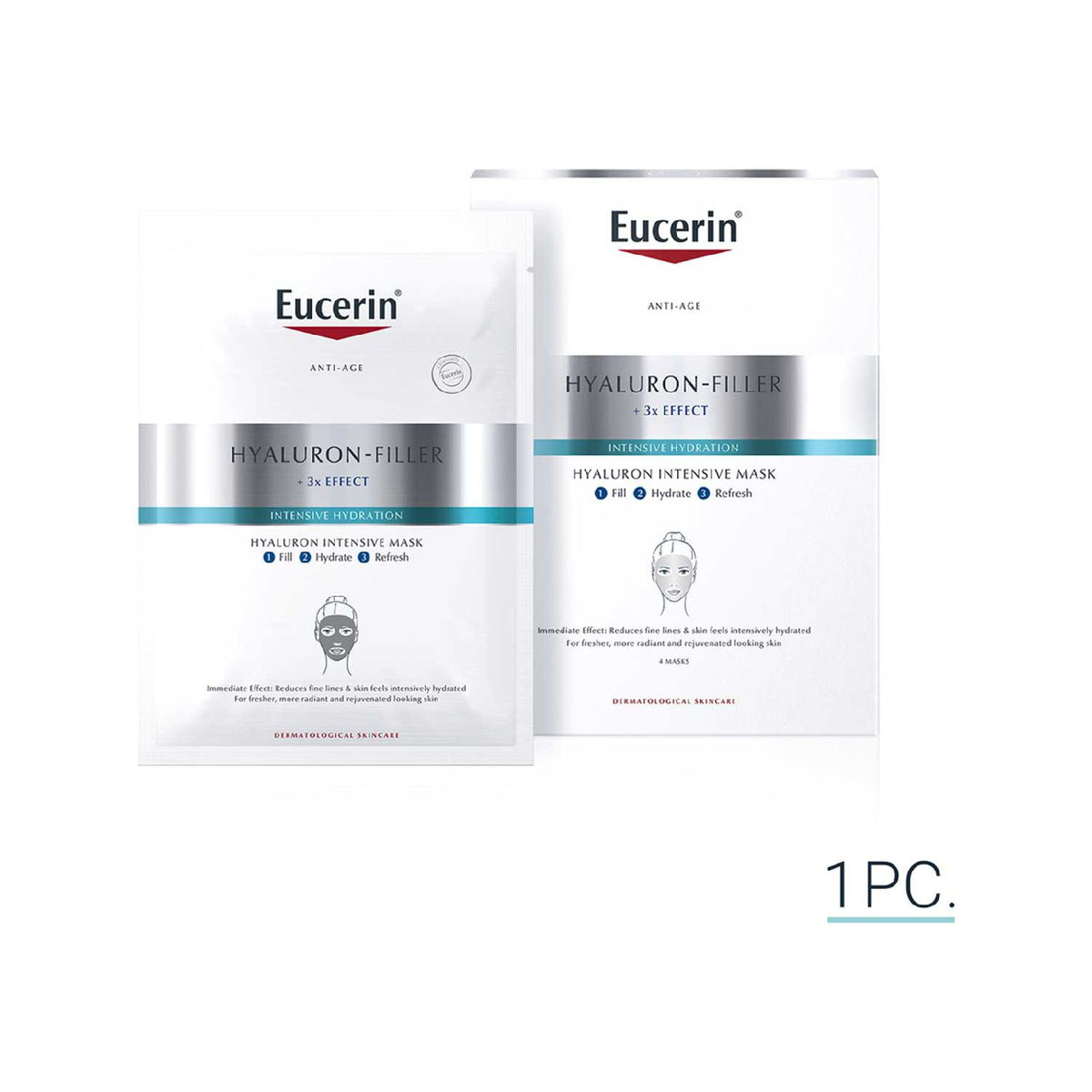 Eucerin Hyaluron-Filler anti-ageing face sheet mask 1pc (British brand)