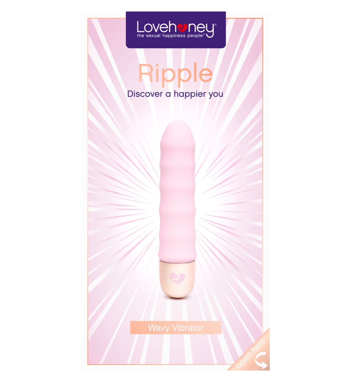 Lovehoney Ripple Wavy Vibrator 4 Zoll (britische Marke)