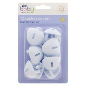 Boots Baby Steckdosenschutz 12er-Pack Sicherheitsabdeckungen