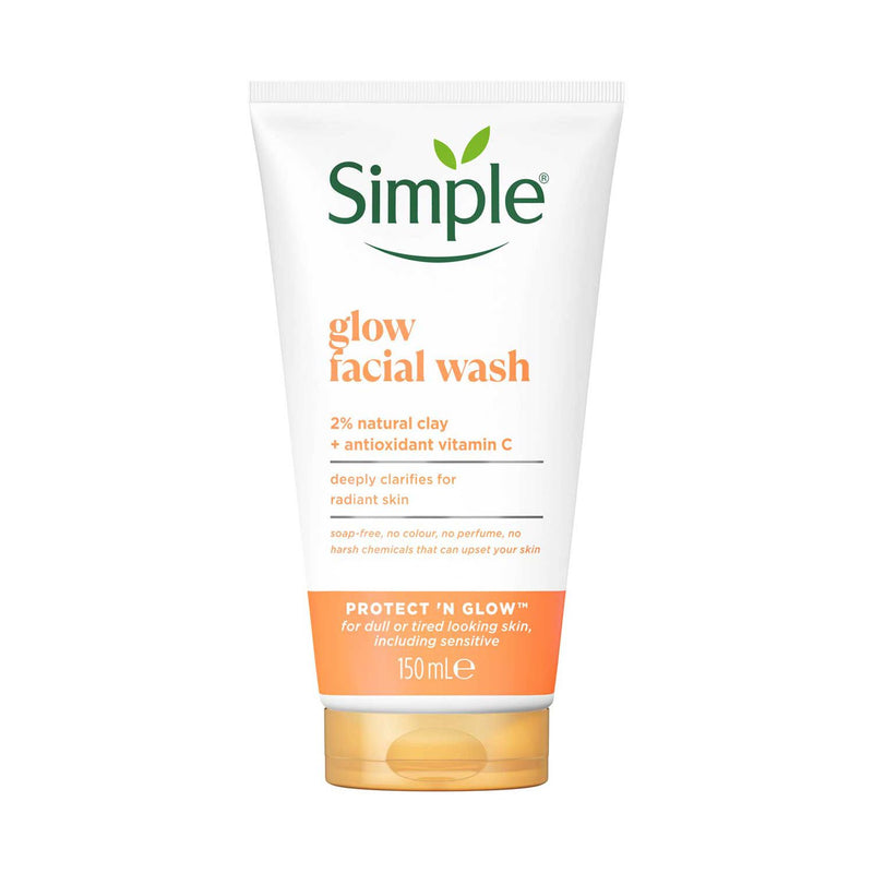 Simple Clay Polish Cleanser Protect 'N' Glow 150ml, UK version