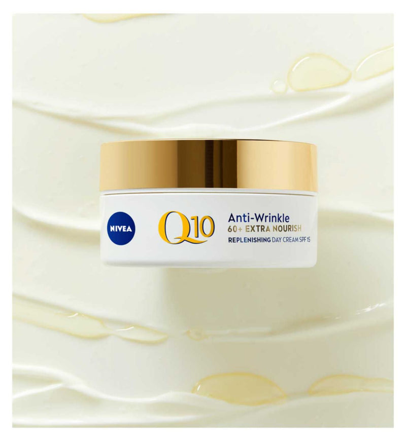 NIVEA Q10 60+ Anti-Wrinkle Face Cream 50ml (British brand)