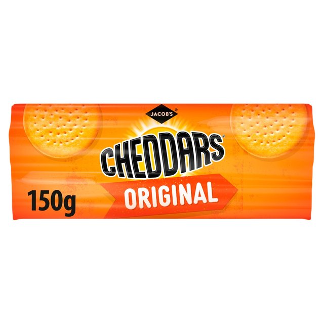 Jacob's Baked Cheddars Cheese Crackers   150g