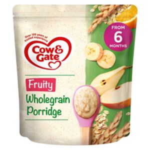 Cow & Gate Fruity Wholegrain Porridge Baby Cereal 125g - British product