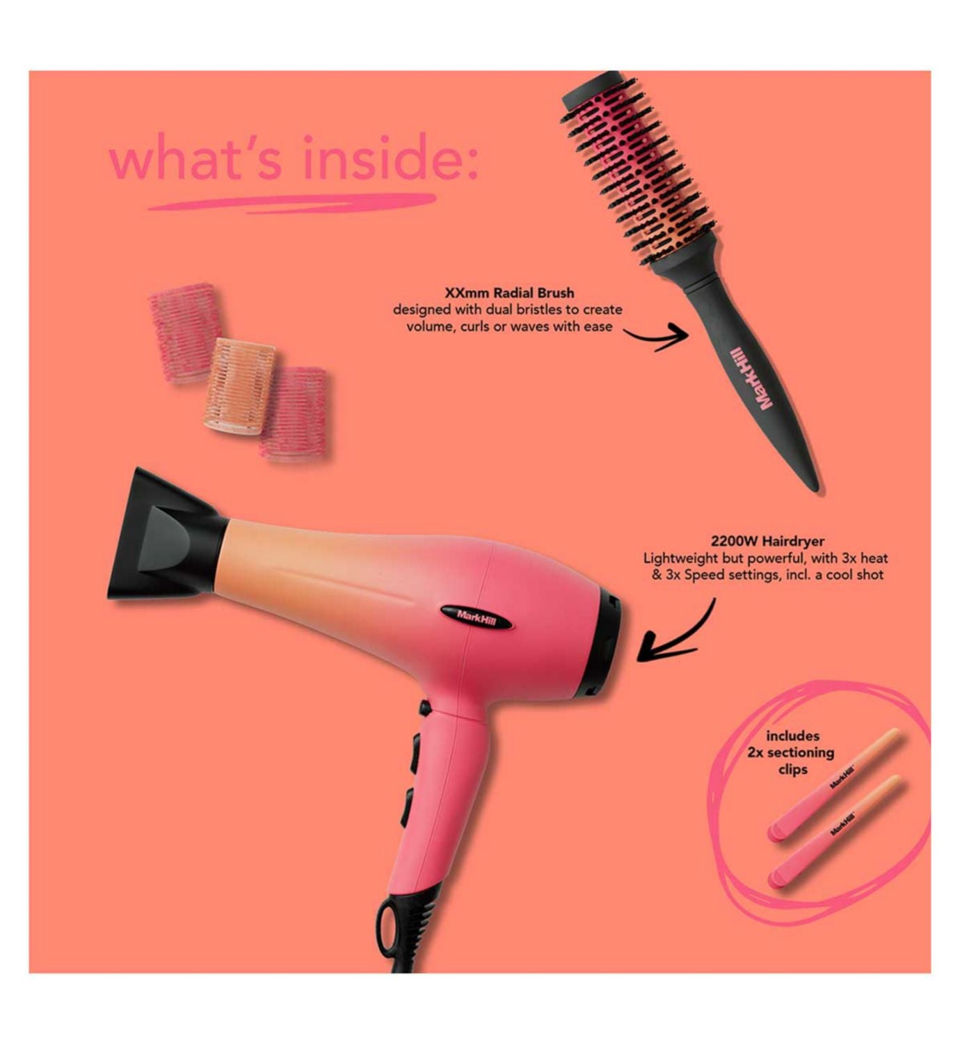 Mark Hill Perfect Blow Dry Kit importiert aus Großbritannien