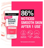 Neutrogena Clear & Radiant Gesichtspeeling mit Vitamin C 150ml (Britische Marke)