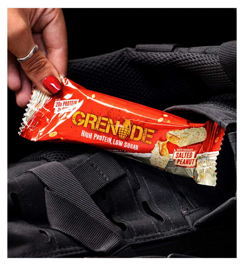 Grenade High Protein Bar Weiße Schokolade Gesalzene Erdnuss 60 g - Britisches Produkt