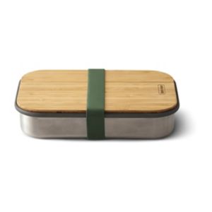 Black + Blum Steel Sandwich Box Olive Lunch Box 900ml