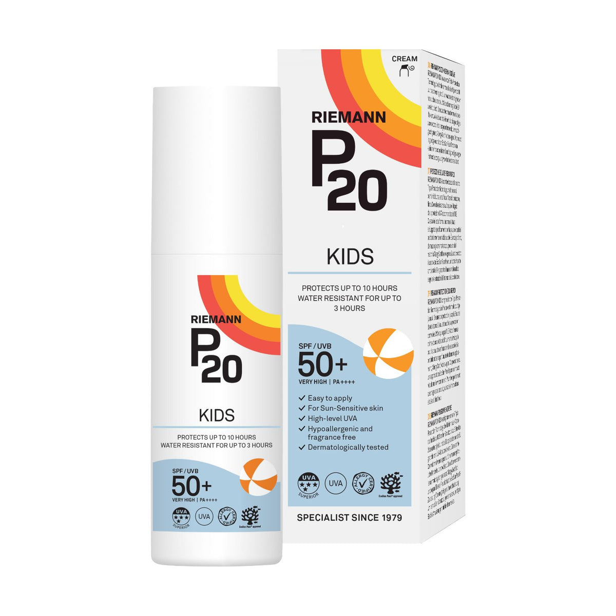 Riemann Kids sun cream SPF50+ 100ml (British brand)