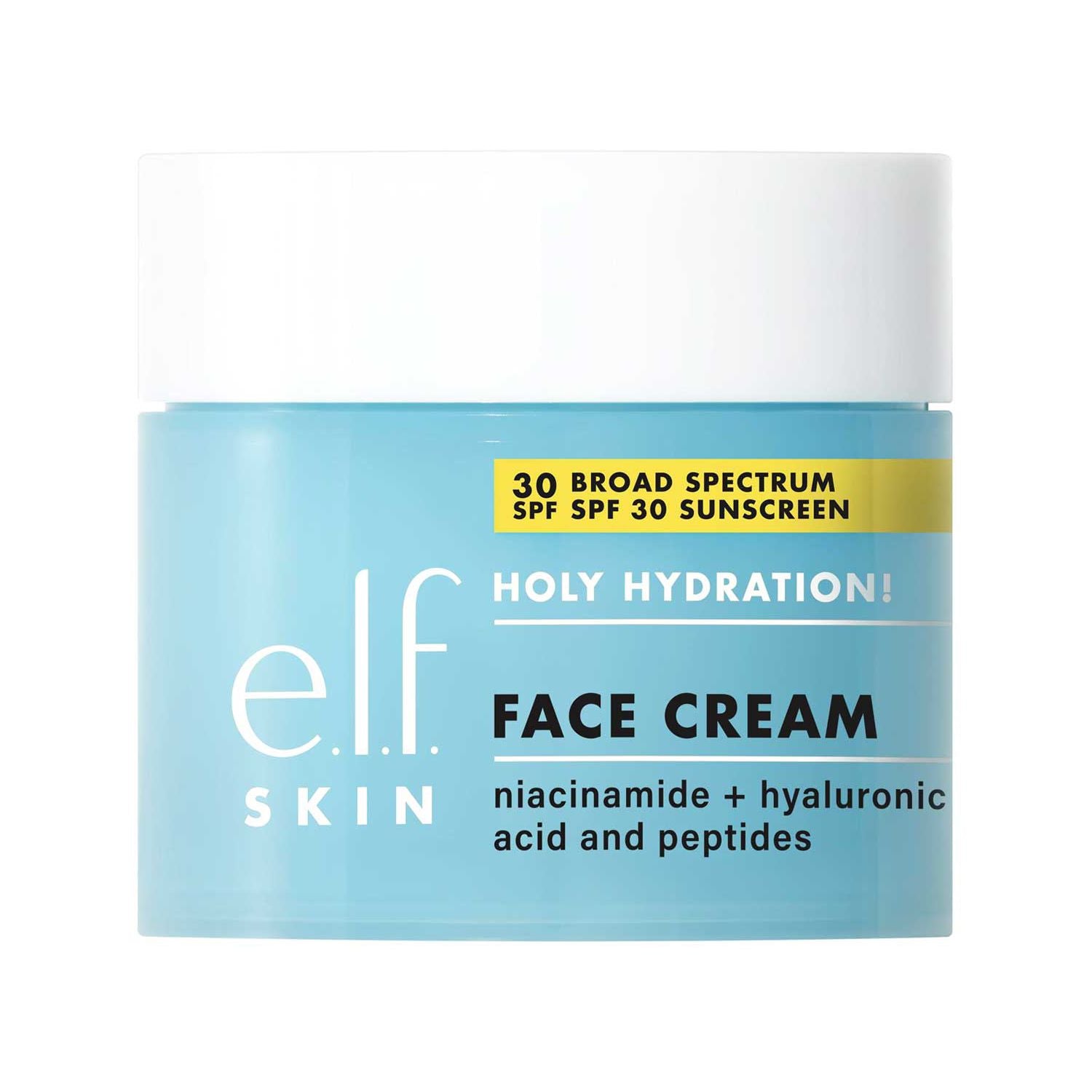 e.l.f. SKIN Holy Hydration Gesichtscreme LSF 30 50g - Britisches Produkt