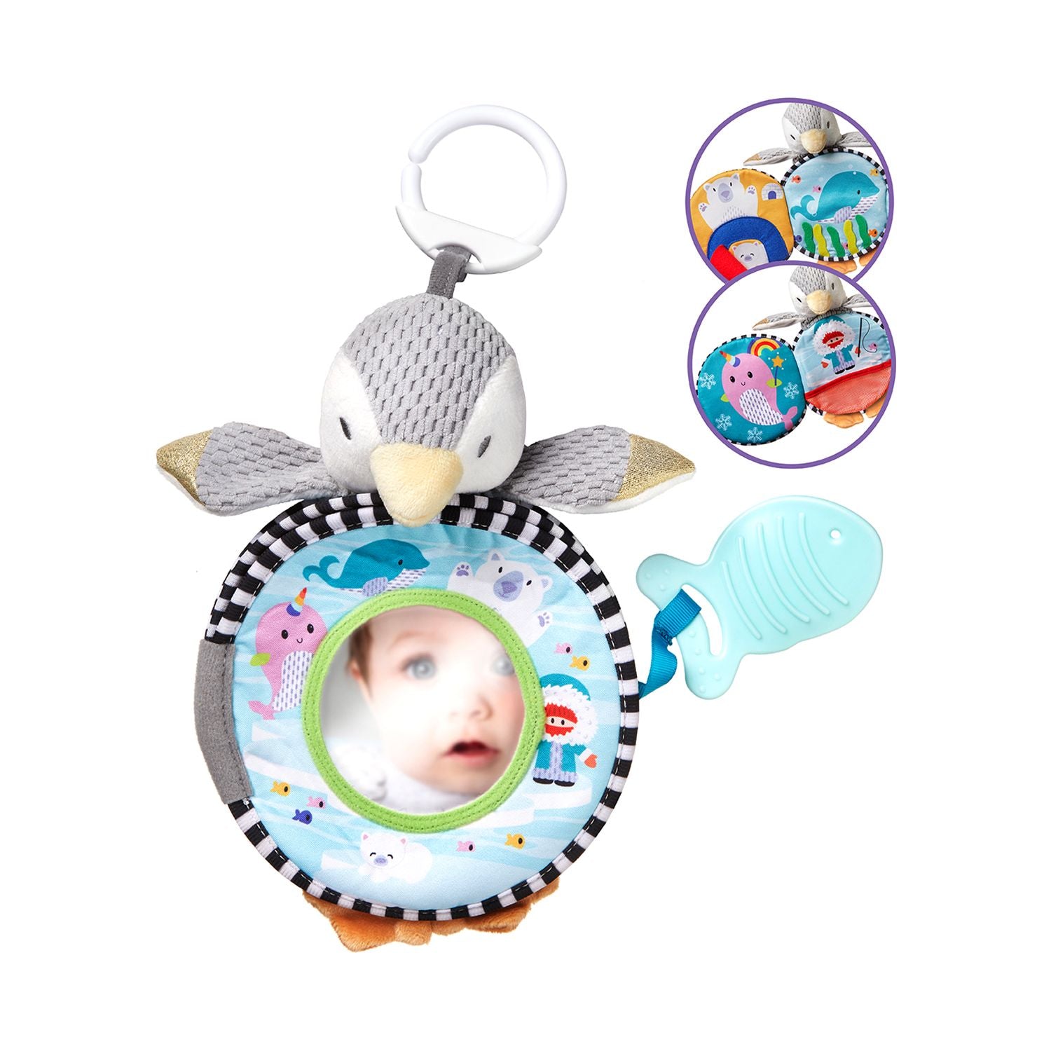 Nuby Penguin My First Book baby sensory book (British brand)