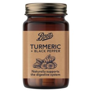 Boots Naturals turmeric black pepper tablets 60 - British product