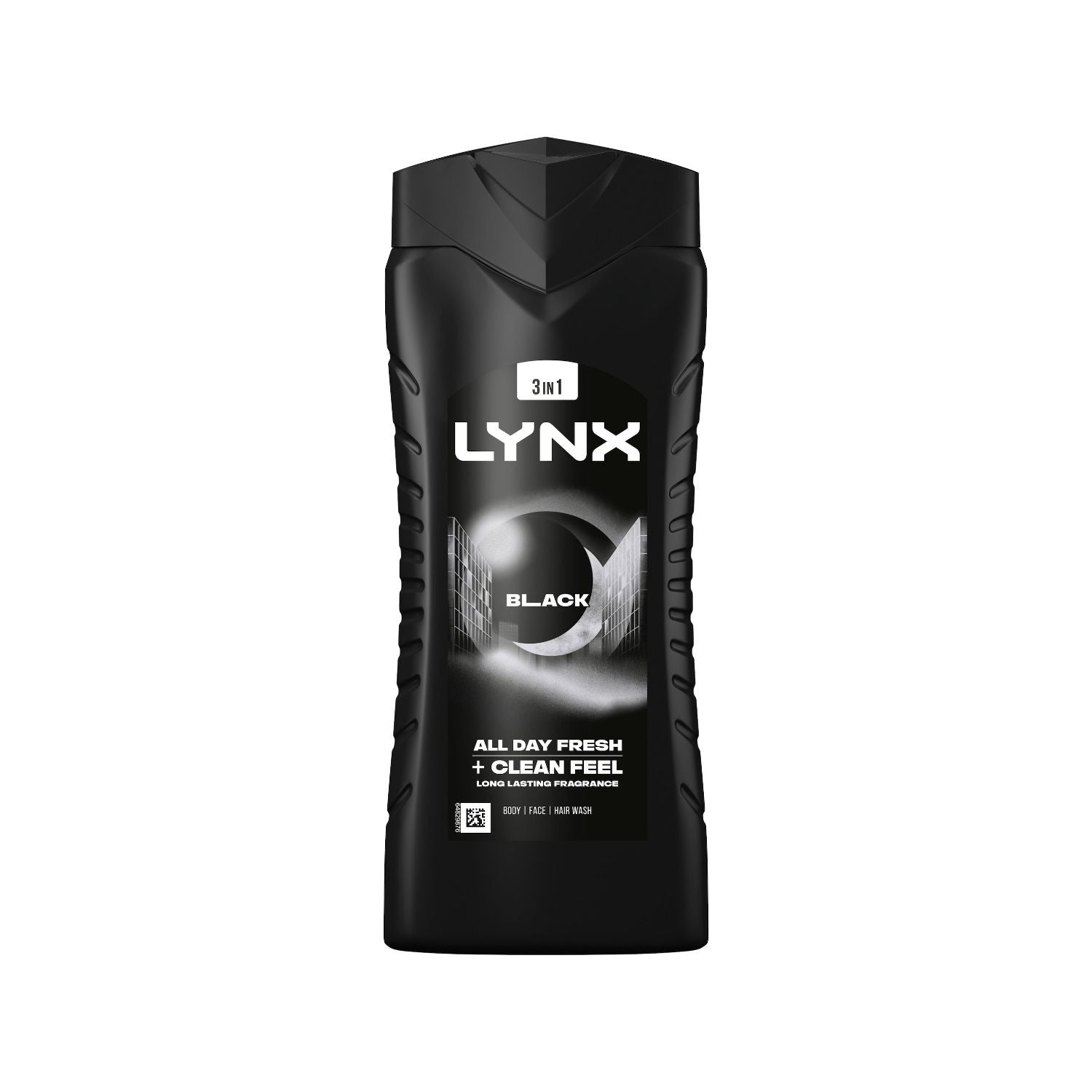 Lynx Black Shower Gel 500ml plastic bottle, UK version.