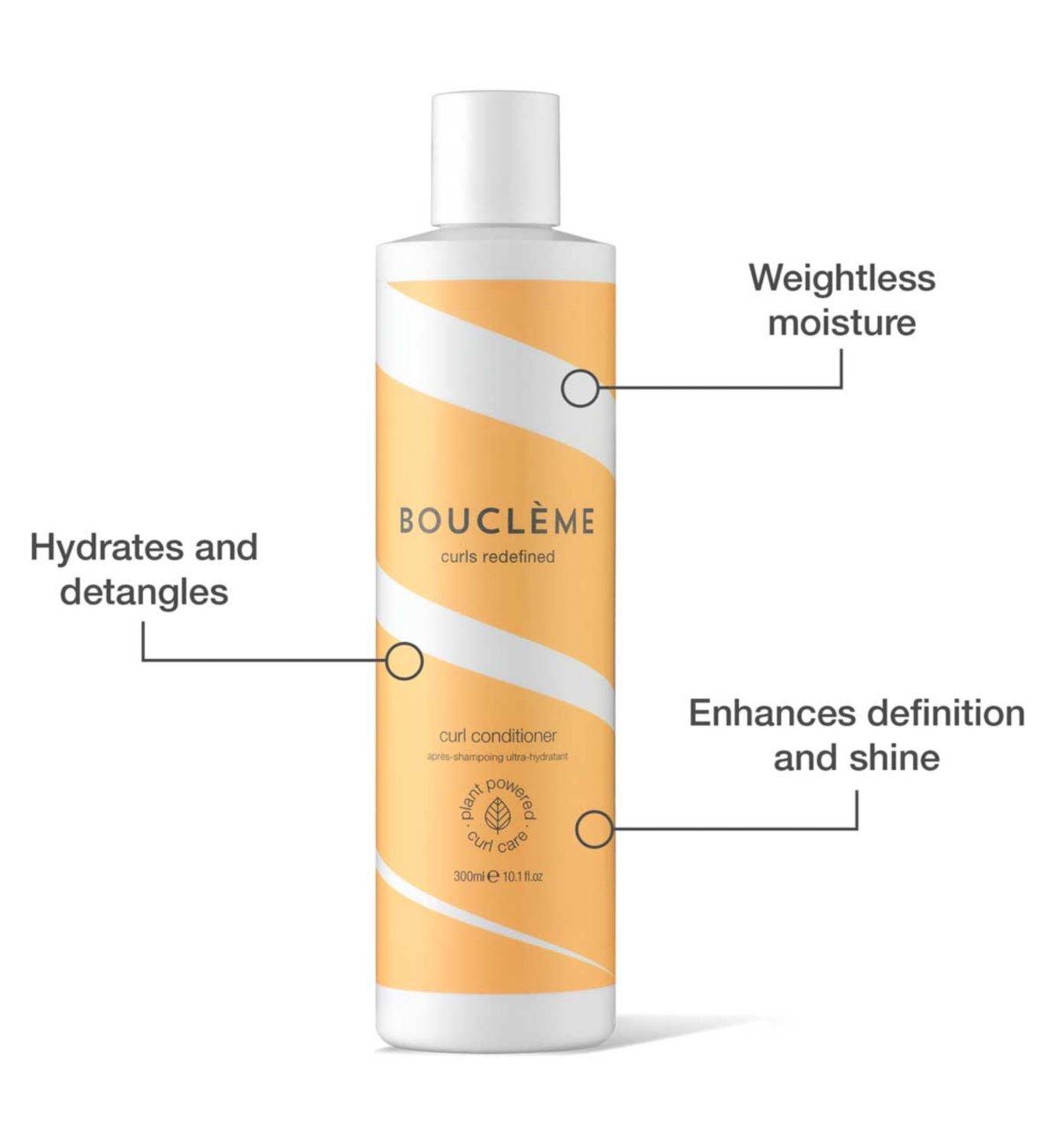 Boucleme Curl Conditioner 300ml Bottle - British product