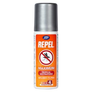 Boots Repel Maximum DEET & PMD 50ml - British product