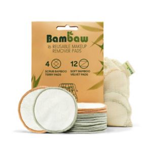 Bambaw Wiederverwendbare Make-up-Entferner-Pads 16er-Pack - Britisches Produkt