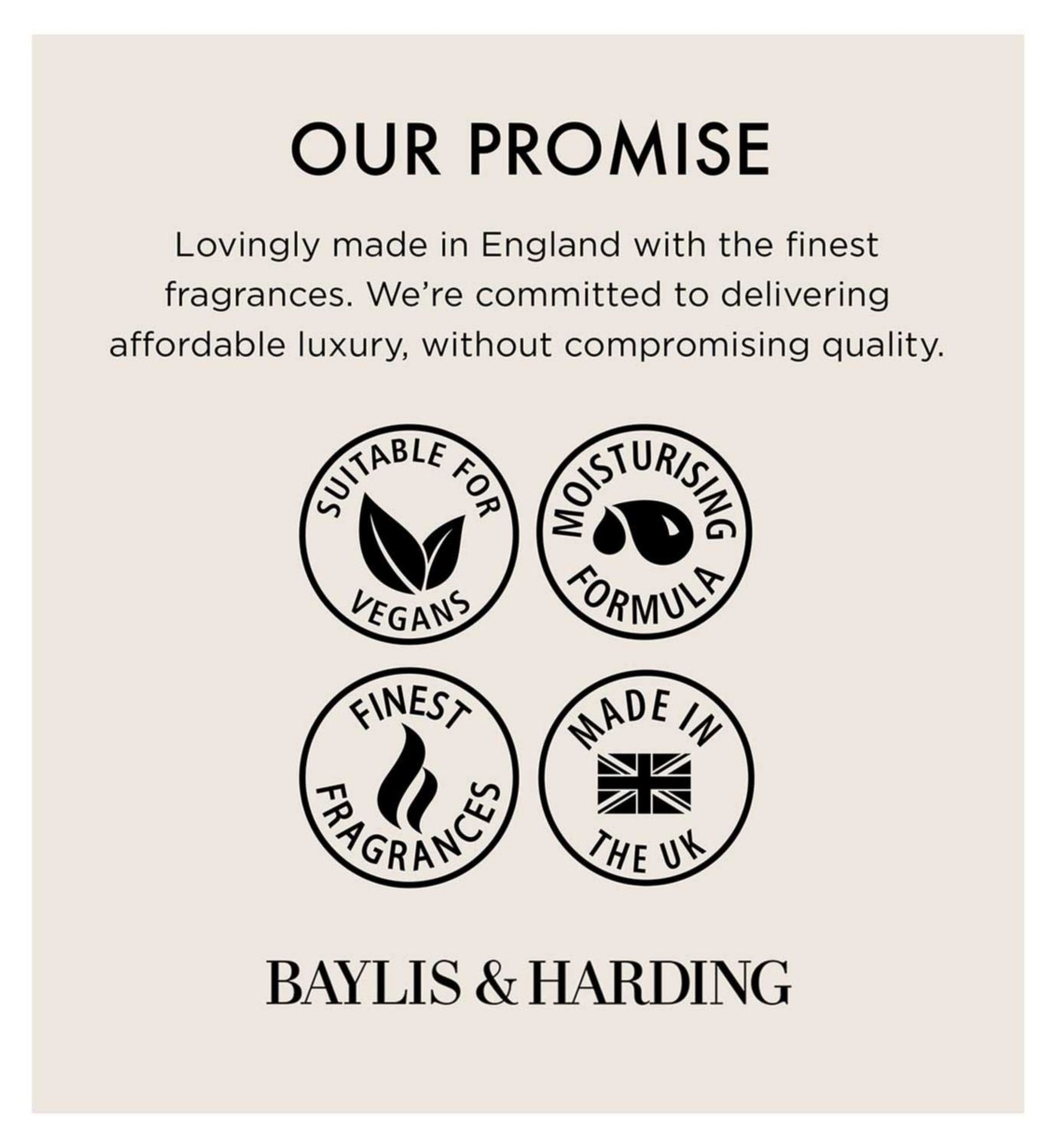 Baylis & Harding hand wash rose vanilla 500ml - British product