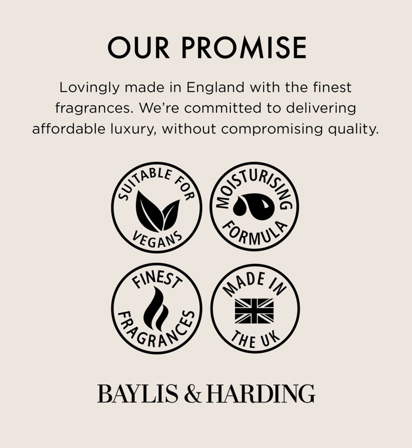 Baylis & Harding hand wash rose vanilla 500ml - British product