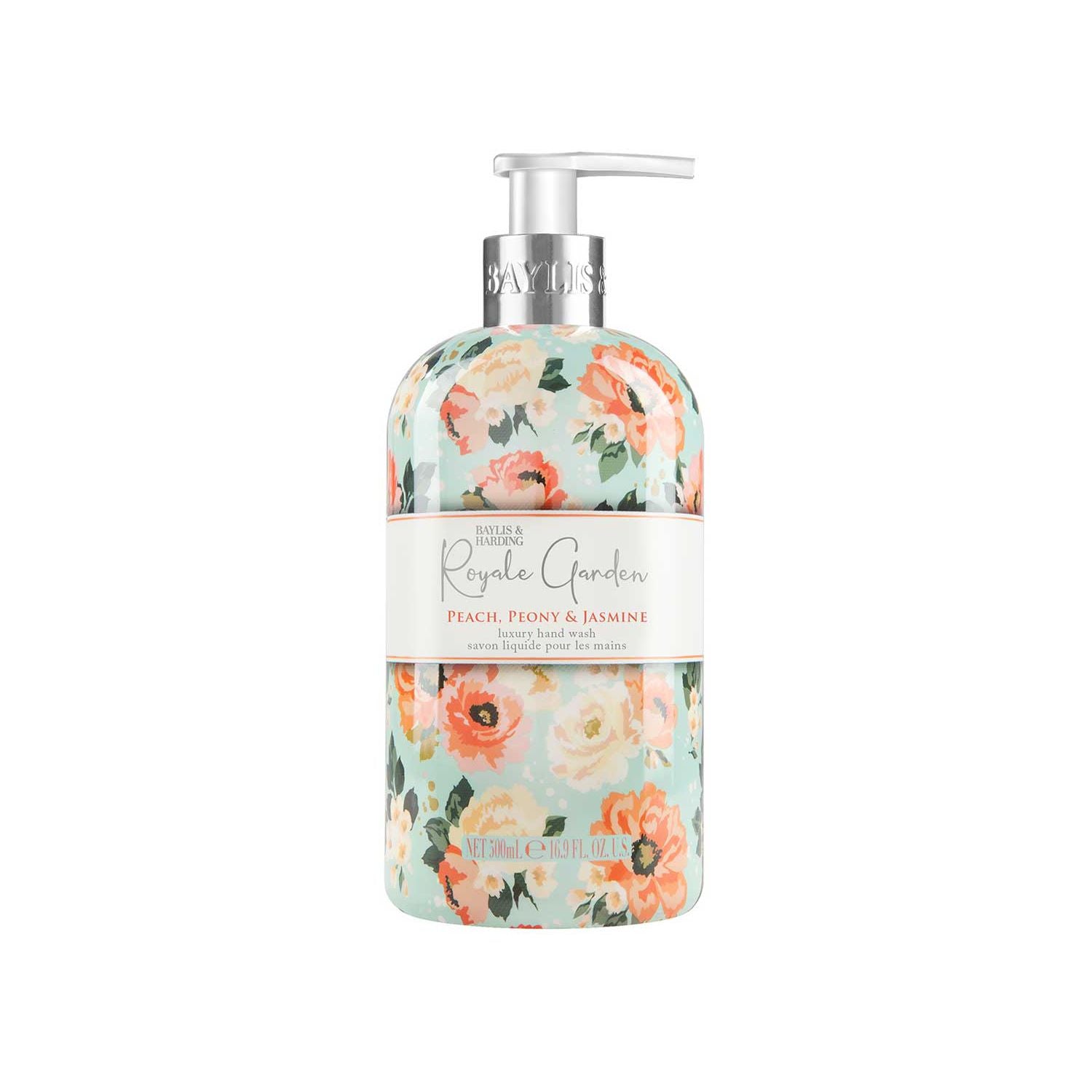 Baylis & Harding hand wash Peach Peony Jasmine 500ml - British product