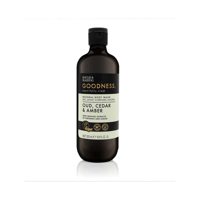Baylis & Harding Goodness Oud Cedar & Amber Body Wash 500ml