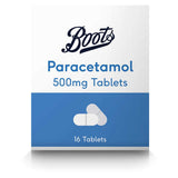 Comprimidos de paracetamol Boots 500 mg, 16 comprimidos - Producto británico
