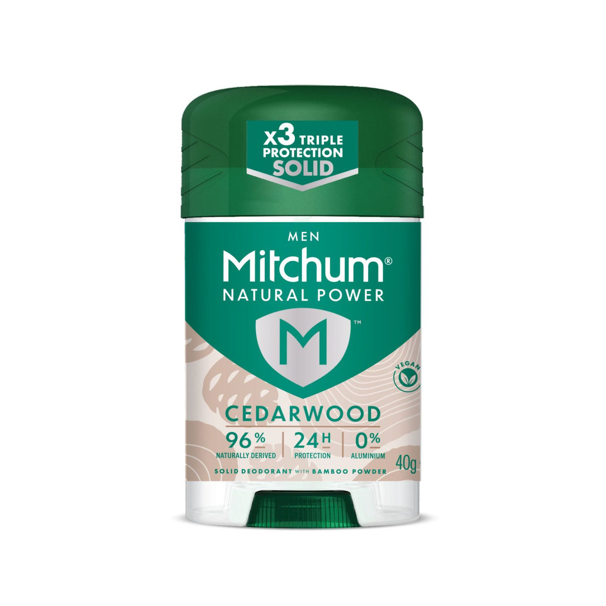 Mitchum Men Natural Power Cedarwood deodorant stick 40g - British product