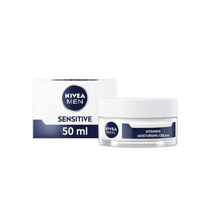NIVEA MEN face moisturiser Sensitive Intensive 50ml (British brand)