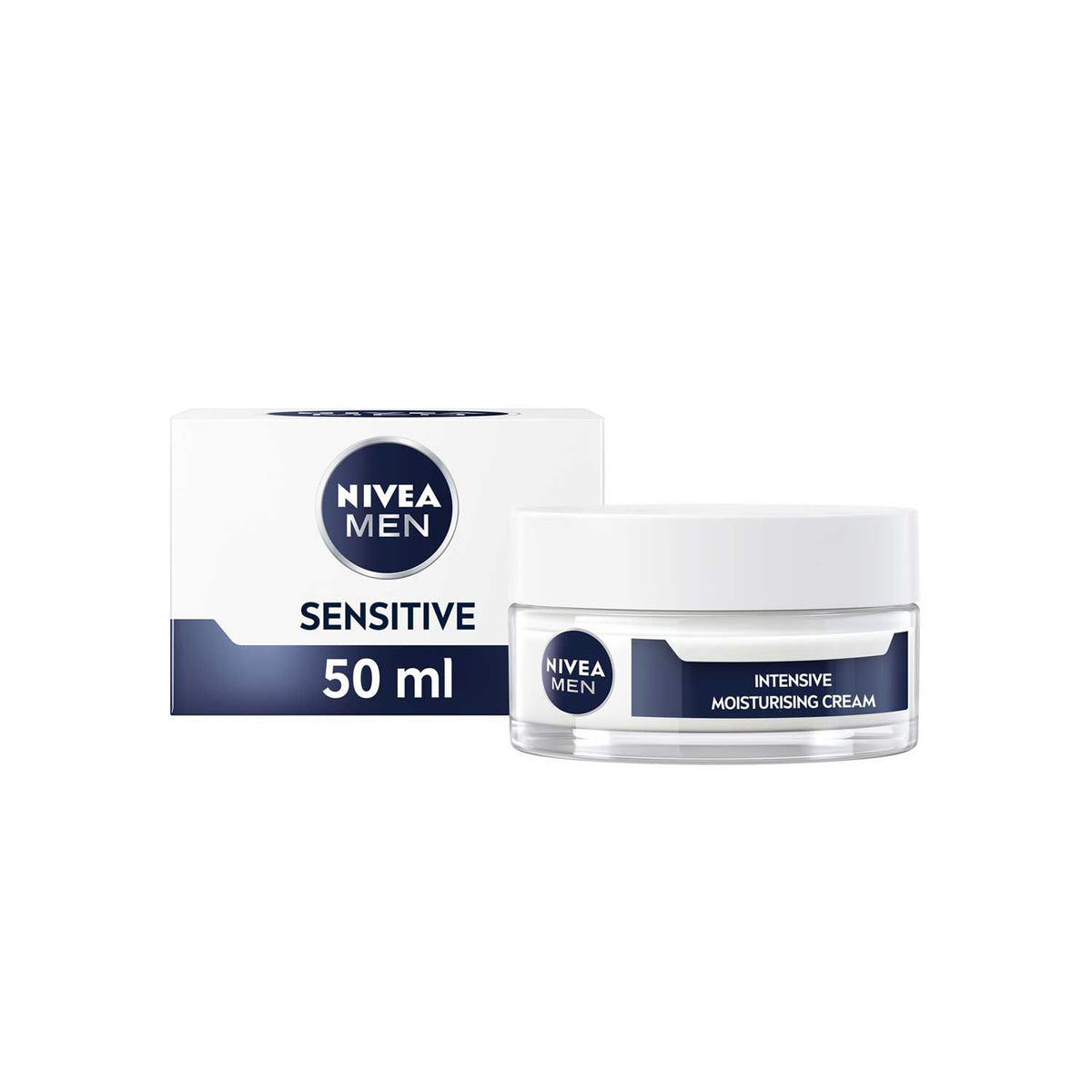 NIVEA MEN face moisturiser Sensitive Intensive 50ml (British brand)