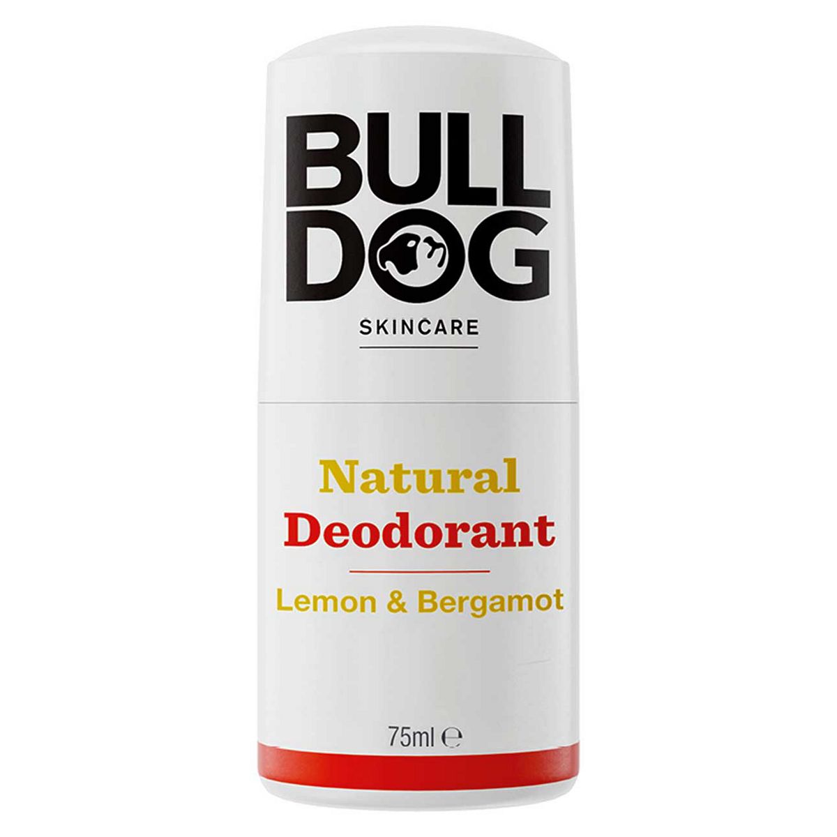 Bulldog Lemon & Bergamot Roll On Deodorant 75ml