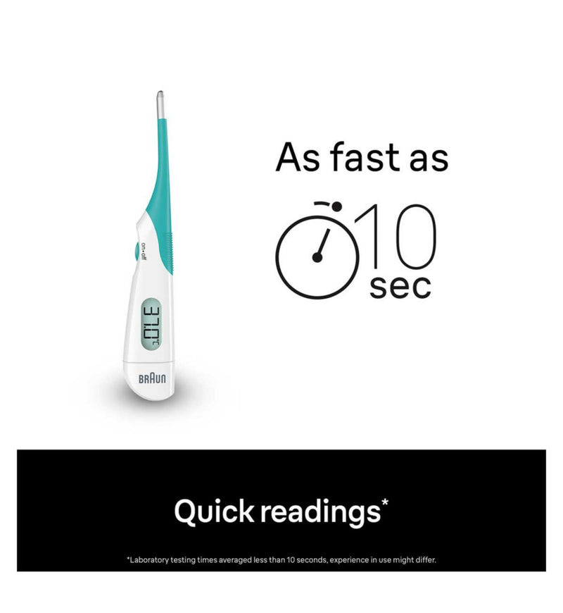 Braun Digitales Hochgeschwindigkeits-Thermometer PRT1000 - Britisches Produkt