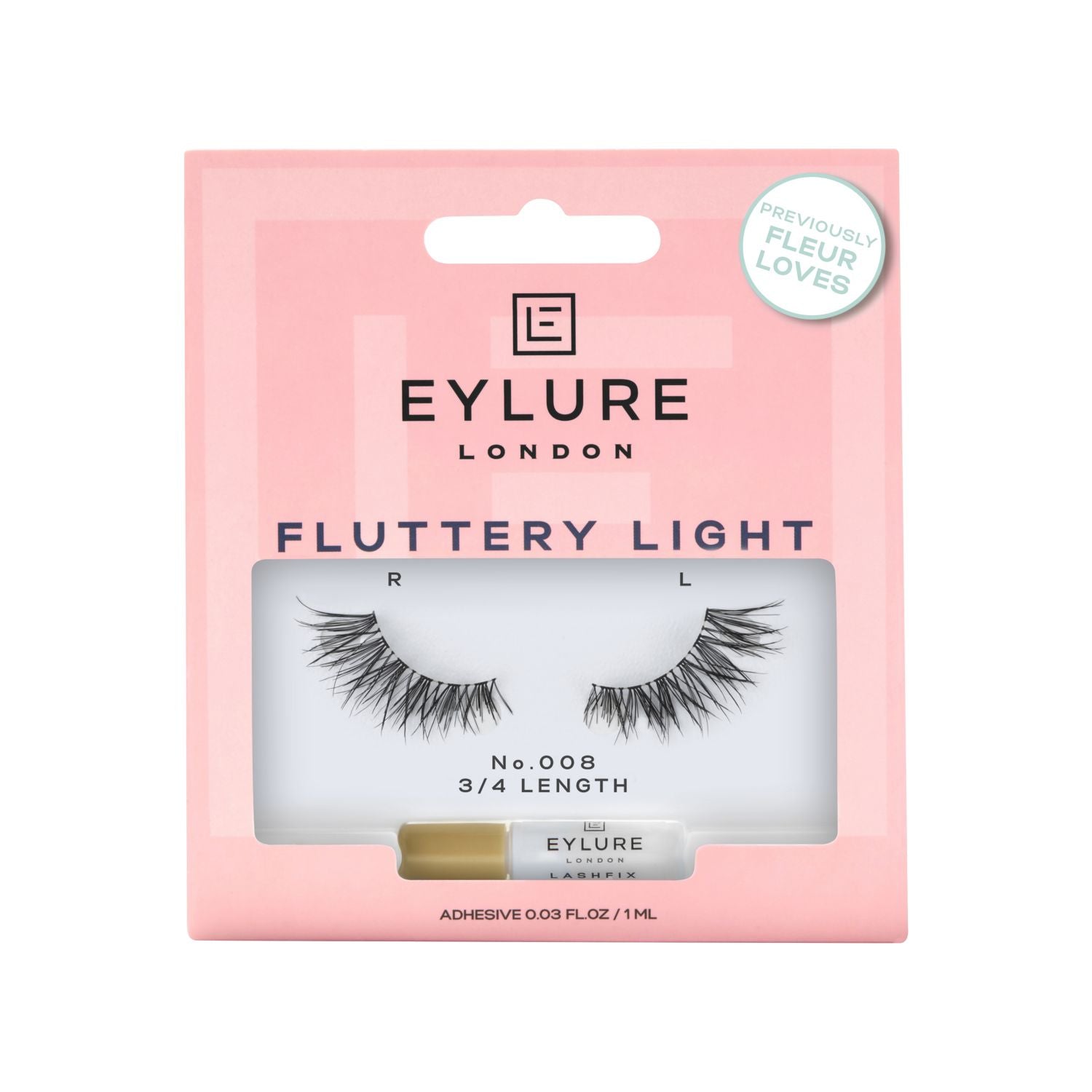 Eylure Fluttery Light 008 false lashes (British brand)