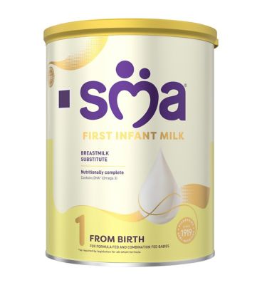 SMA First Infant Baby Milk Powder Formula from birth 800 g