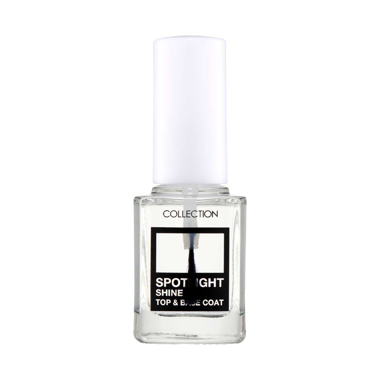 Collection clear top and base coat nail polish - British product