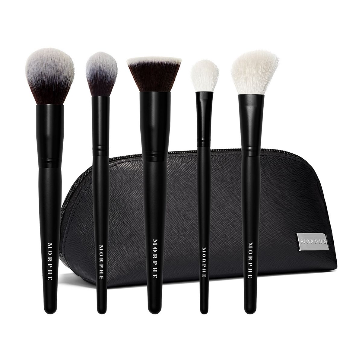 Morphe Face The Beat 5 Piece Brush Collection and Bag GOODS Boots   